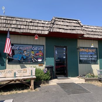 Antler Grill - the outside of the restaurant - American Near Me - Bly, Oregon Antler Grill - the outside of the restaurant - American Near Me - Bly, Oregon