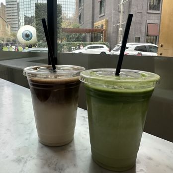 Sandoitchi - MATCHA LATTE (COLD)HOJICHA LATTE (COLD) - Japanese Near Me - Dallas, Texas