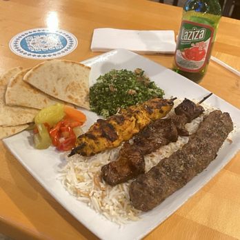 Zamzam Mediterranean Grill - Kabob Sampler - Mediterranean Near Me - Warr Acres, Oklahoma