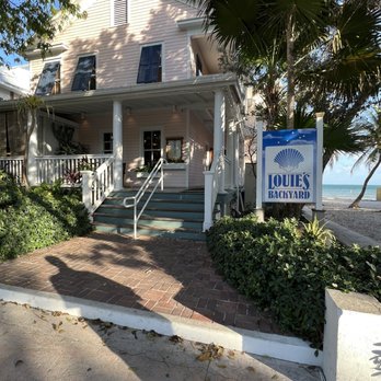 Louie's Backyard - Entrance to Louie's - New American Near Me - Key West, Florida