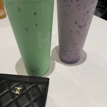 KuteKook - Pandan milk latte with purple rice yogurt drink - Coffee & Tea Near Me - Garden Grove, California KuteKook - Pandan milk latte with purple rice yogurt drink - Coffee & Tea Near Me - Garden Grove, California