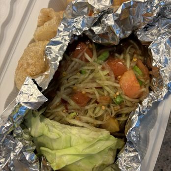 Boba Luv - Papaya salad (split into two containers-so this is half) - Desserts Near Me - Fairfield, California