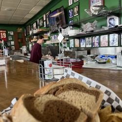 Shamus's Sandwich Shoppe - Sammy making area.