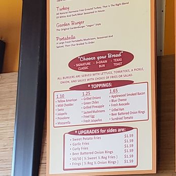 Flipside - Menu - Burgers Near Me - Oakland, California