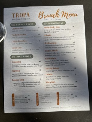 Menu photo 5 Tropa Lafayette, CA