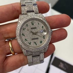 Heritage Jewelry and Loan - 41mm iced Rolex watch