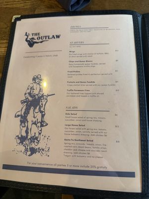 Menu photo 3 The Outlaw Saloon Hatch, UT Menu photo 3 The Outlaw Saloon Hatch, UT