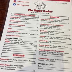 The Happy Cooker - Menu 5/4/24