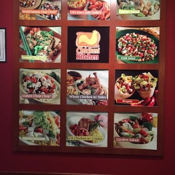 Chicken Kitchen - Salad menu. There's another menu for Chicken, sides, wraps etc - Chicken Shop Near Me - Houston, Texas