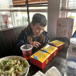 MrBeast Burger - MrBeast Feast! Burger, fries, and a cookie