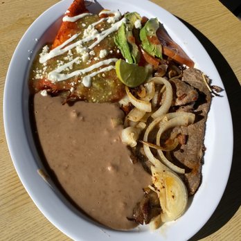 Kahlo's - Carne a la tampiquena plate - Mexican Near Me - Denver, Colorado