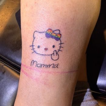 Ink Therapy 101 - Hello kitty on my left ankle - Tattoo Near Me - Evansville, Indiana