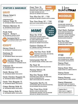 Menu photo 4 Sukho Thai Toronto, ON Menu photo 4 Sukho Thai Toronto, ON