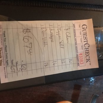 La Locanda - After all the food this was the damage - Italian Near Me - Brooklyn, New York