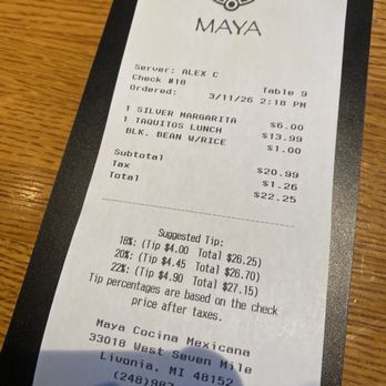 Maya Cocina Mexicana - Not to bad - Mexican Near Me - Livonia, Michigan Maya Cocina Mexicana - Not to bad - Mexican Near Me - Livonia, Michigan