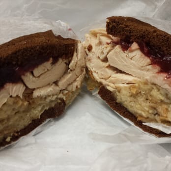 Krauses Lite Fare - Thanksgiving Sandwich - roasted turkey, stuffing, and cranberry sauce - Delis Near Me - Baltimore, Maryland Krauses Lite Fare - Thanksgiving Sandwich - roasted turkey, stuffing, and cranberry sauce - Delis Near Me - Baltimore, Maryland