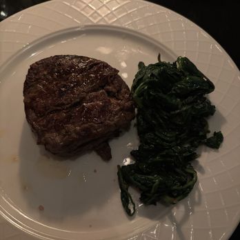 Harry's - Filet Mignon with Wilted Spinach - Steakhouses Near Me - Manhattan, New York