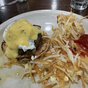 Cedar Creek Cafe - Eggs Benedict with sausage and fresh blanched potatoes excellent!! - Sandwiches Near Me - Manton, Michigan Cedar Creek Cafe - Eggs Benedict with sausage and fresh blanched potatoes excellent!! - Sandwiches Near Me - Manton, Michigan