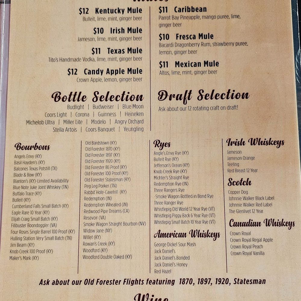 Smoke Bourbon and BBQ - Cocktail menu 2/2 - Cocktail Bars Near Me - Columbus, Georgia Smoke Bourbon and BBQ - Cocktail menu 2/2 - Cocktail Bars Near Me - Columbus, Georgia