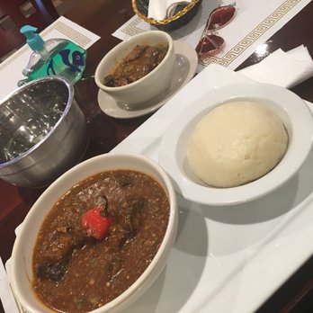 African Palace Restaurant & Bar - Okra Stew! LAWWWD!! I'm never going to lose weight! - African Near Me - Gaithersburg, Maryland