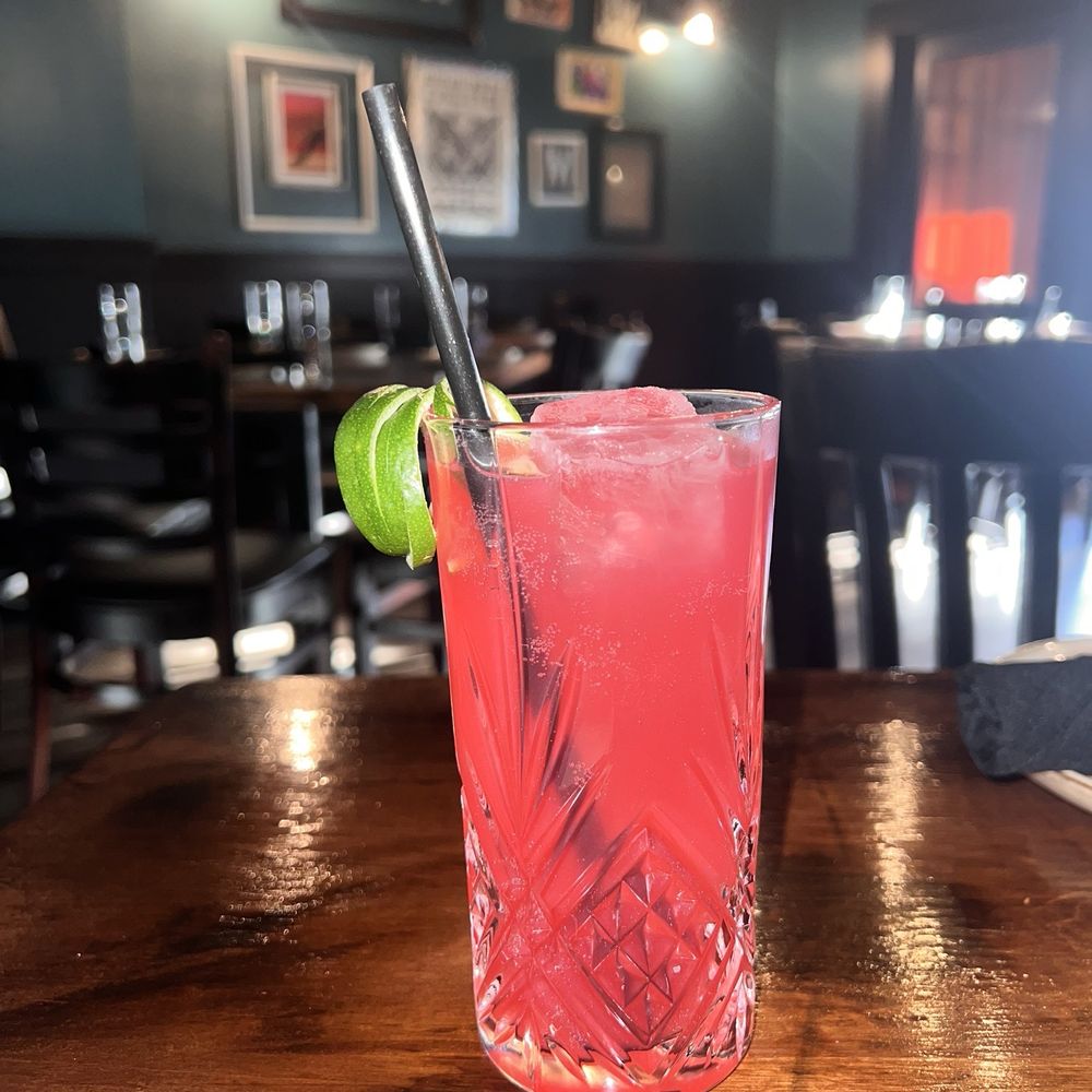 The Last Word - Hibiscus and Agave - Tequila, Aquavit, Grapefruit, Hibiscus, Toasted Rice, Coconut Milk, Maraschino, Lime, Force Carbonated - Cocktail Bars Near Me - Huntington, New York The Last Word - Hibiscus and Agave - Tequila, Aquavit, Grapefruit, Hibiscus, Toasted Rice, Coconut Milk, Maraschino, Lime, Force Carbonated - Cocktail Bars Near Me - Huntington, New York