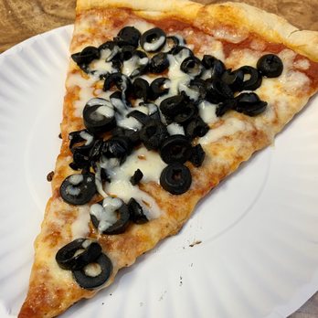 The Famous Ray's Pizza - Pizza topped with lots of olives! - Pizza Near Me - Verona, New Jersey