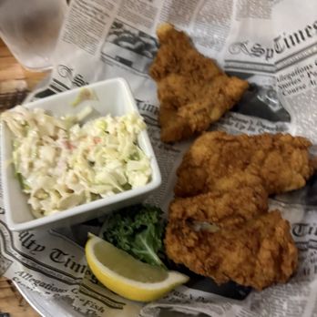 Crazy Fish Seafood Shack - Fish and Chips with out the chips. Cole slaw - Seafood Near Me - Lake Wales, Florida Crazy Fish Seafood Shack - Fish and Chips with out the chips. Cole slaw - Seafood Near Me - Lake Wales, Florida