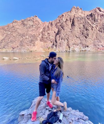 Photo of Goldstrike Hot Springs - Boulder City, NV, US. Beautiful colorado River at the end of the trail