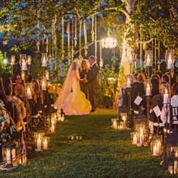 Winter elegance wedding ceremony at the Inn at Rancho Santa Fe