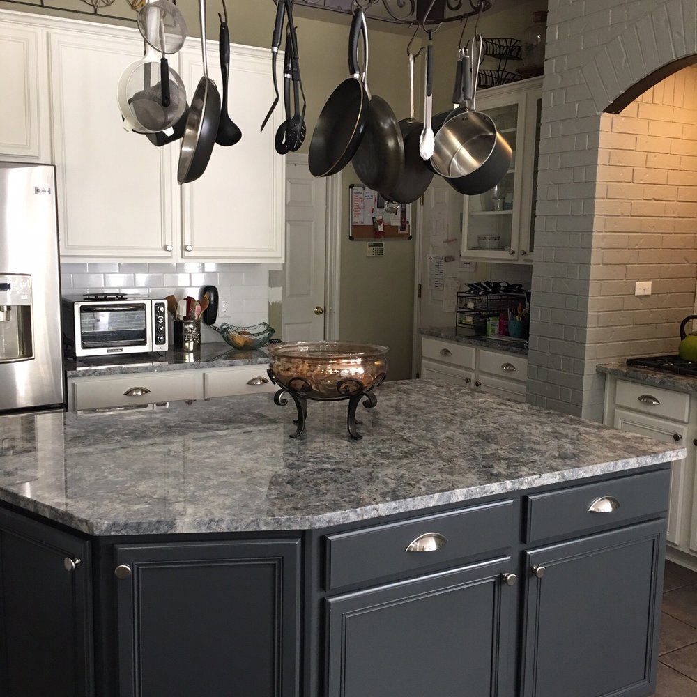 Dela Tile and Stone - Azul Aran granite from Dela Tile transformed our kitchen. Great company to work with. - General Contractors Near Me - Austin, Texas Dela Tile and Stone - Azul Aran granite from Dela Tile transformed our kitchen. Great company to work with. - General Contractors Near Me - Austin, Texas