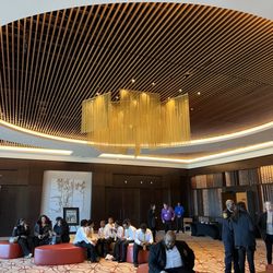Rivers Casino Portsmouth - The decor in the hall of the conference room.