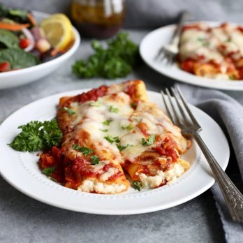 Let's Dish - Baked Manicotti (a vegetarian option) - Do-It-Yourself Food Near Me - Eden Prairie, Minnesota