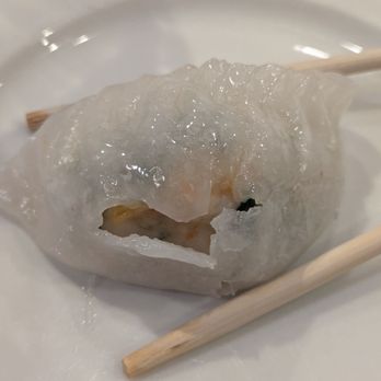 Da Hong Pao - The massive Streamed Shrimp Chives Dumplings. 3 to an order. It's a meal. - Cantonese Near Me - Washington, DC, District of Columbia