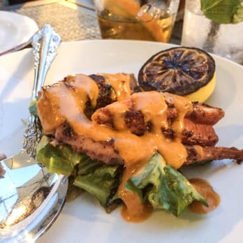 Bar Siena - Grilled Octopus and Shishitto Peppers. Favorite dish of the night. - Italian Near Me - Chicago, Illinois