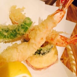 信州日本料理 - Tempura prawn and veggie