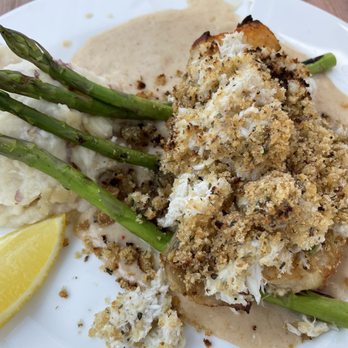 Inlet Cafe - Crab Encrusted Grouper Special - Seafood Near Me - Highlands, New Jersey Inlet Cafe - Crab Encrusted Grouper Special - Seafood Near Me - Highlands, New Jersey
