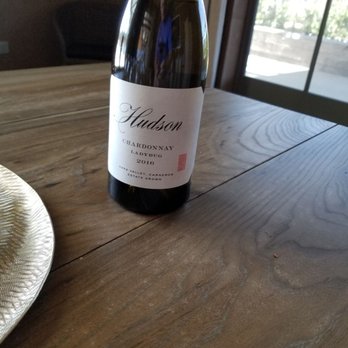 Hudson Napa Valley - One of the better chards u will have.though it is aged in oak & maleolactic acid it is not overpowering with those notes & is right up there - Wine Tours Near Me - Napa, California Hudson Napa Valley - One of the better chards u will have.though it is aged in oak & maleolactic acid it is not overpowering with those notes & is right up there - Wine Tours Near Me - Napa, California