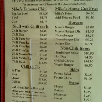 Mike's Chili Parlor - Dive Bars Near Me - Seattle, Washington Mike's Chili Parlor - Dive Bars Near Me - Seattle, Washington