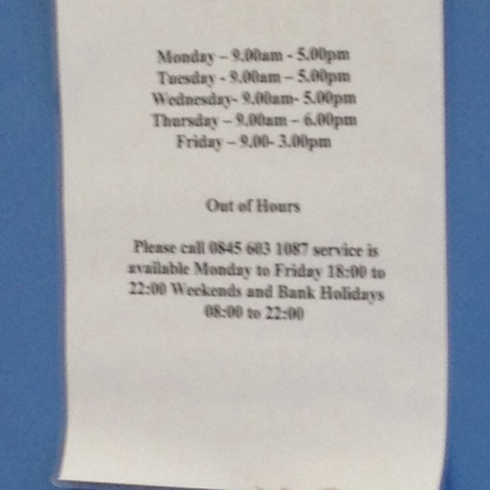 Merton Park Dental Practice - Sorry not such a clear pic but nervous about being at the dentist - but here are the opening hours - Dentists Near Me - Morden, SRY Merton Park Dental Practice - Sorry not such a clear pic but nervous about being at the dentist - but here are the opening hours - Dentists Near Me - Morden, SRY