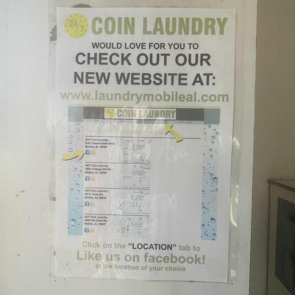 24/7 Coin Laundry - Info - Laundromat Near Me - Mobile, Alabama 24/7 Coin Laundry - Info - Laundromat Near Me - Mobile, Alabama