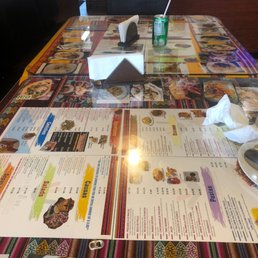 Menu table Menu table