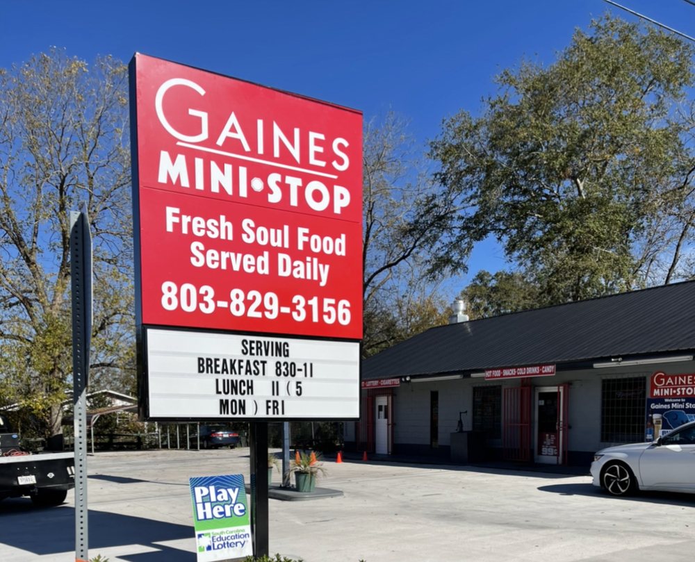 Gaines Mini Stop Logo