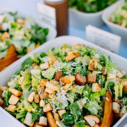 Wheat and Fire Food Catering - Gourmet artisan crafted wedding reception salad and food buffet.