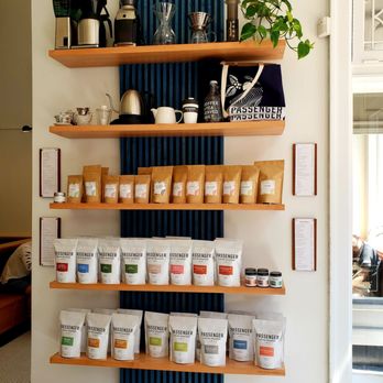 Passenger Coffee - Wall of fresh coffee for purchase. - Coffee & Tea Near Me - Lancaster, Pennsylvania Passenger Coffee - Wall of fresh coffee for purchase. - Coffee & Tea Near Me - Lancaster, Pennsylvania