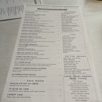 Meddlesome Moth - Menu - Bars Near Me - Dallas, Texas