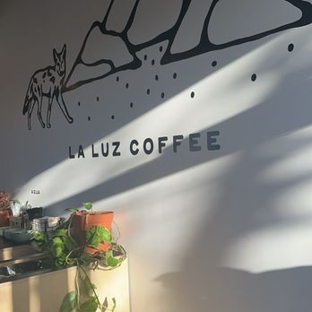 La Luz Coffee - Cute Sign - Coffee & Tea Near Me - Albuquerque, New Mexico