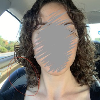 Altered Ego Salon - See where I circled the ugly gap? - Hair Salons Near Me - Tempe, Arizona