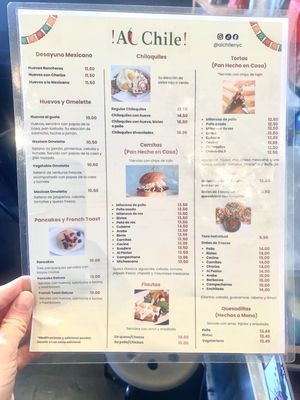 Menu photo 1 Al Chile Queens, NY