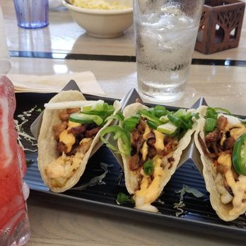 Monkeypod Kitchen - Pork tacos plus lava flow. BOMB! - New American Near Me - Lahaina, Hawaii Monkeypod Kitchen - Pork tacos plus lava flow. BOMB! - New American Near Me - Lahaina, Hawaii