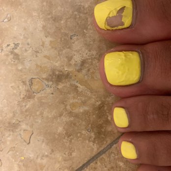 TM Nails & Spa - Worst gel pedicure I've ever received - Waxing Near Me - San Marcos, California